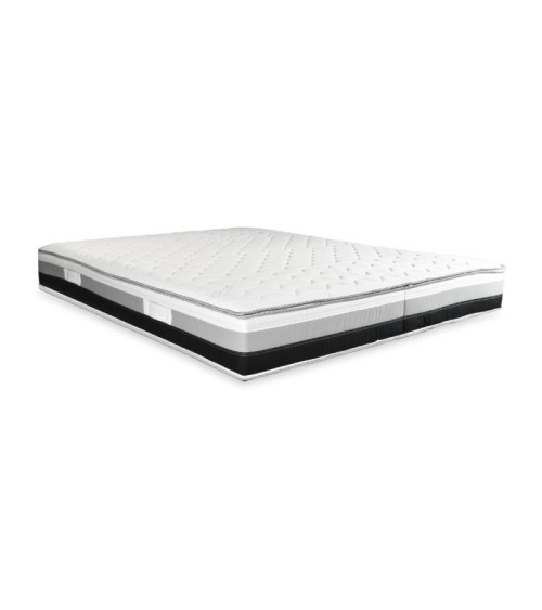 Materasso matrimoniale Poli con molle insacchettate e memory sfoderabile 160x200xH25 cm.