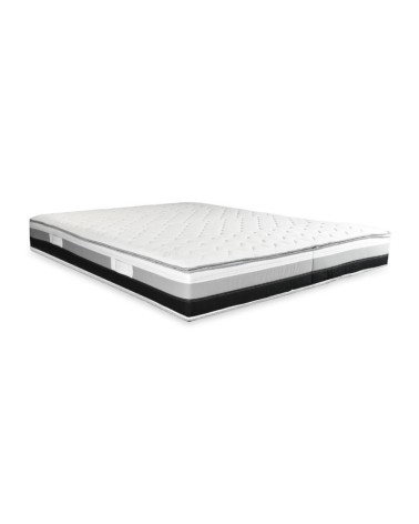 Materasso matrimoniale Poli con molle insacchettate e memory sfoderabile 160x200xH25 cm.