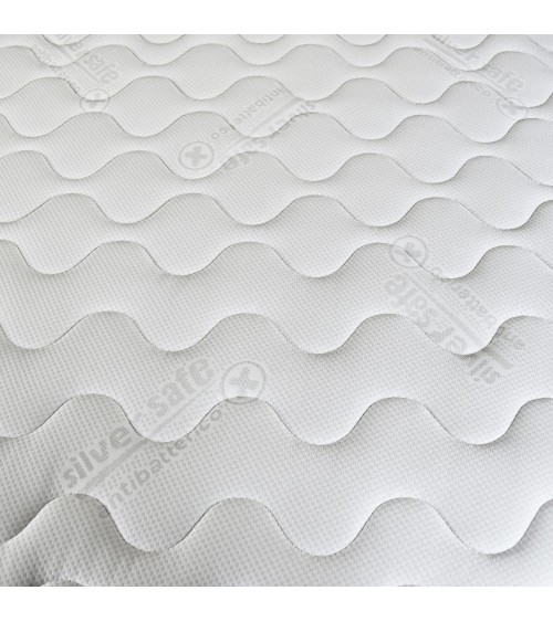 Materasso matrimoniale Poli con molle insacchettate e memory sfoderabile 160x200xH25 cm.
