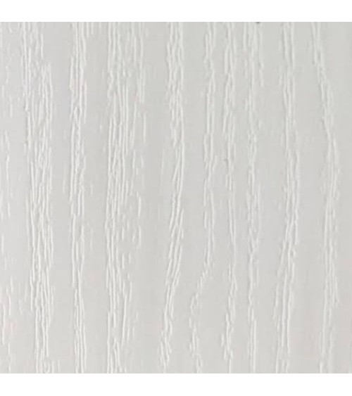 Tavolo allungabile Merkur con top bianco frassinato e gambe colore nero