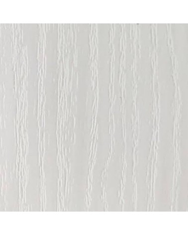 Tavolo allungabile Merkur con top bianco frassinato e gambe colore nero