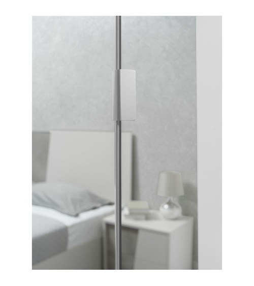 Camera da letto Fadri colore grigio ghiaccio e ossido grigio scuro