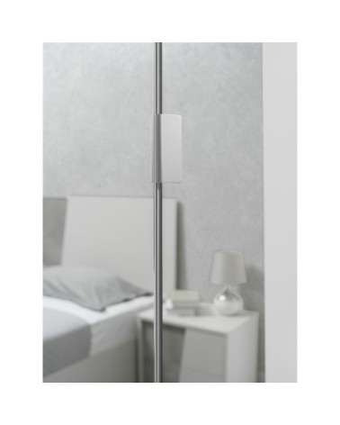 Camera da letto Fadri colore grigio ghiaccio e ossido grigio scuro