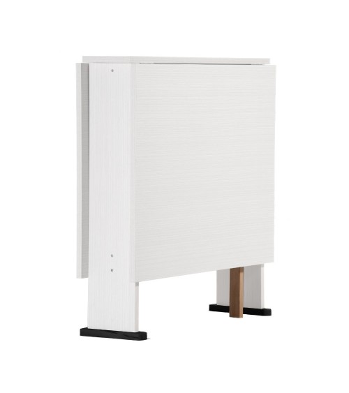 Tavolo pieghevole salvaspazio Mati 74x136 colore bianco frassinato