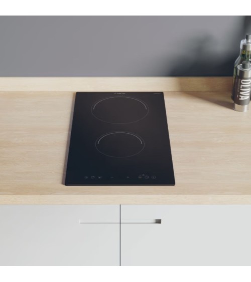 Piano cottura Candy ad induzione CID301 con 2 zone di cottura 30 cm. colore nero