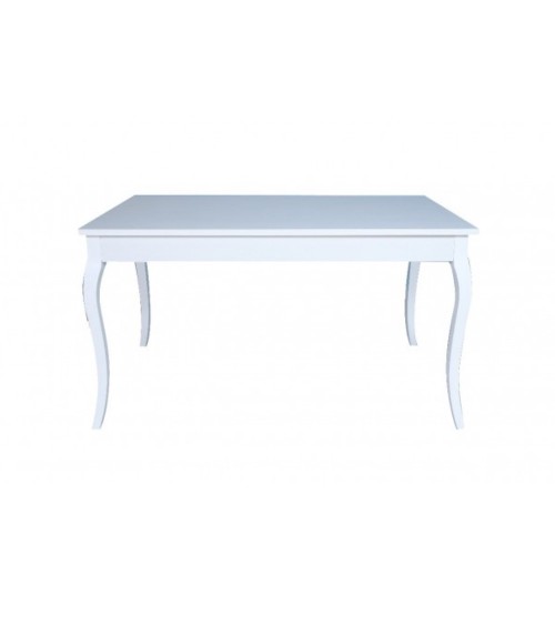 Tavolo Liberty allungabile 140x85 bianco frassinato