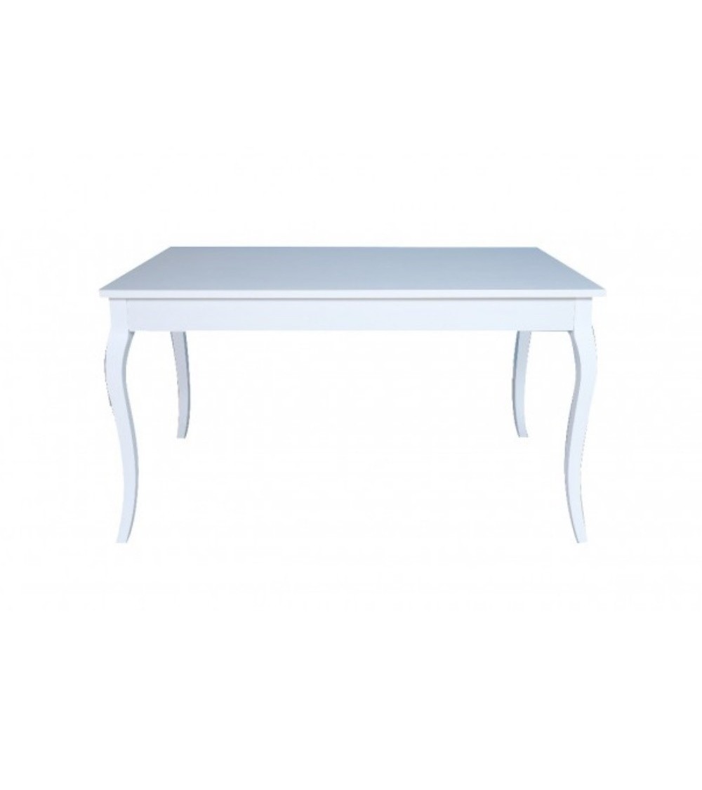 Tavolo Liberty allungabile 140x85 bianco frassinato