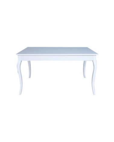 Tavolo Liberty allungabile 140x85 bianco frassinato