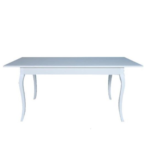 Tavolo Liberty allungabile 140x85 bianco frassinato