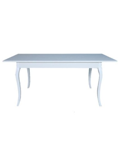 Tavolo Liberty allungabile 140x85 bianco frassinato