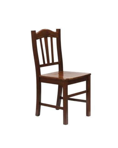 Sedia in legno con seduta in massello Silvana set 2 pezzi