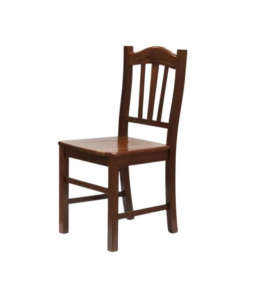Sedia in legno con seduta in massello Silvana set 2 pezzi