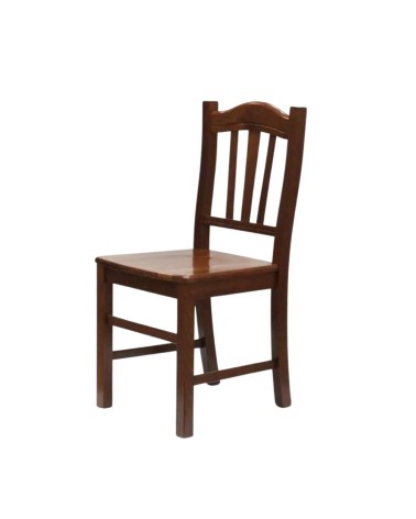 Sedia in legno con seduta in massello Silvana set 2 pezzi