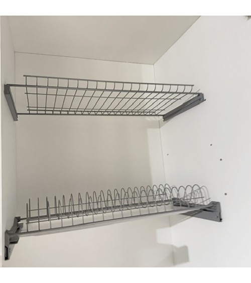 Cucina monoblocco Fold Evolution struttura e ante a libro antracite