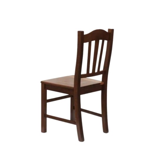 Sedia in legno con seduta in massello Silvana set 2 pezzi