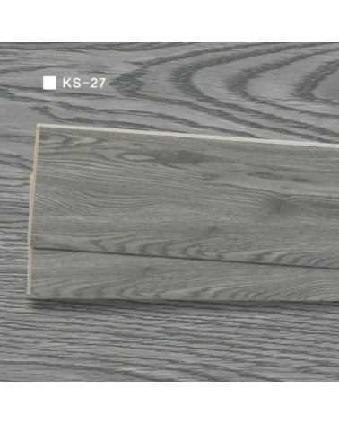 Pavimento in SPC 1220x181x5.0 mm. colore effetto legno grigio