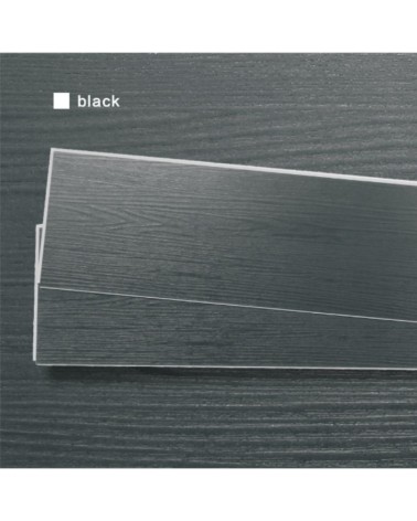 Pavimento in SPC 1220x181x5.0 mm. colore nero