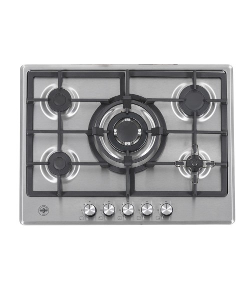 Piano cottura La Germania P705CLAGXV a gas 70 cm. 5 fuochi inox con griglia in ghisa