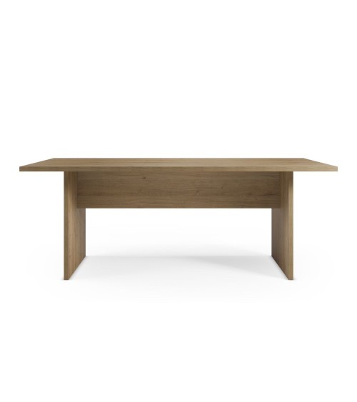 Tavolo rettangolare fisso Loana in rovere cadiz 200x100x75 H cm.