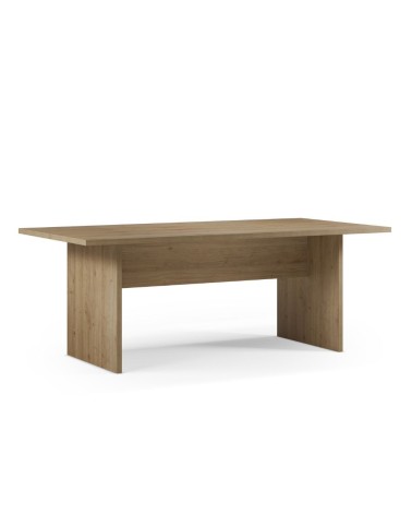 Tavolo rettangolare fisso Loana in rovere cadiz 200x100x75 H cm.