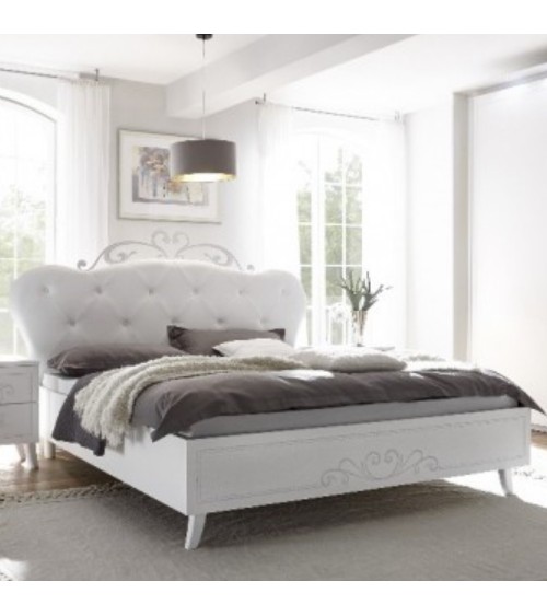 Letto Pamuk in legno bianco