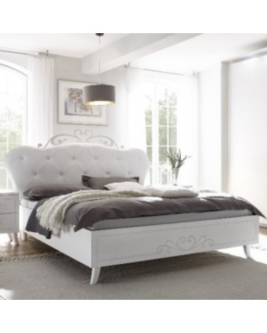 Letto Pamuk in legno bianco