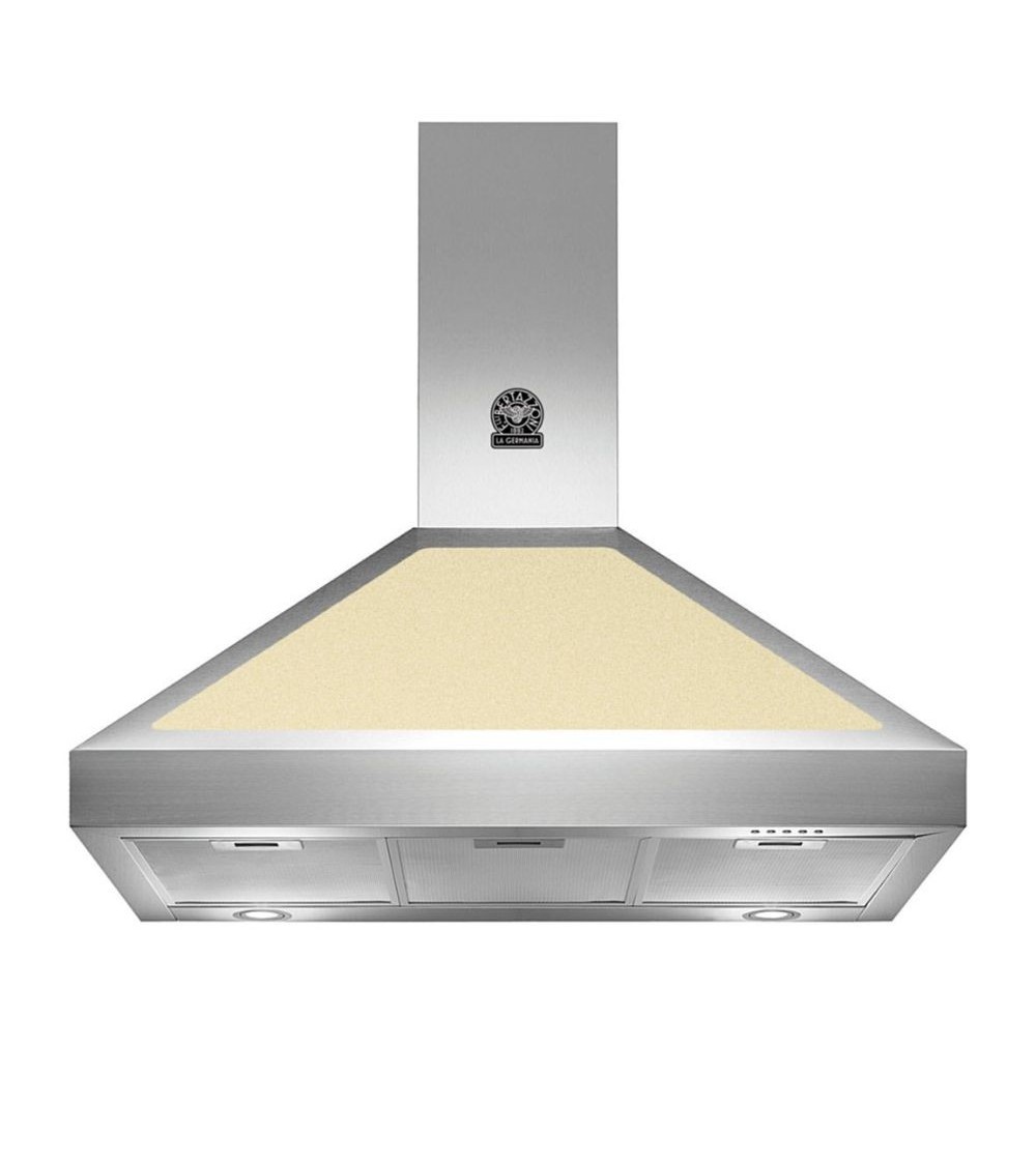 Cappa camino Bertazzoni K90AMHCRA 90 cm. 1 motore colore inox e crema classe A