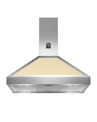Cappa camino Bertazzoni K90AMHCRA 90 cm. 1 motore colore inox e crema classe A