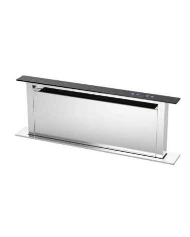 Cappa aspirante down draft Bertazzoni KDD90XA da 90 cm. 1 motore acciaio inox e vetro nero classe A