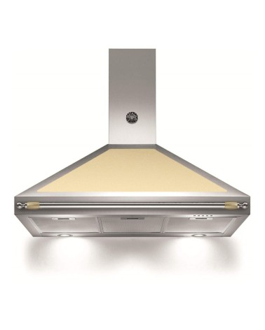 Cappa camino Bertazzoni K100HERCRA da 100 cm. in inox e crema classe A