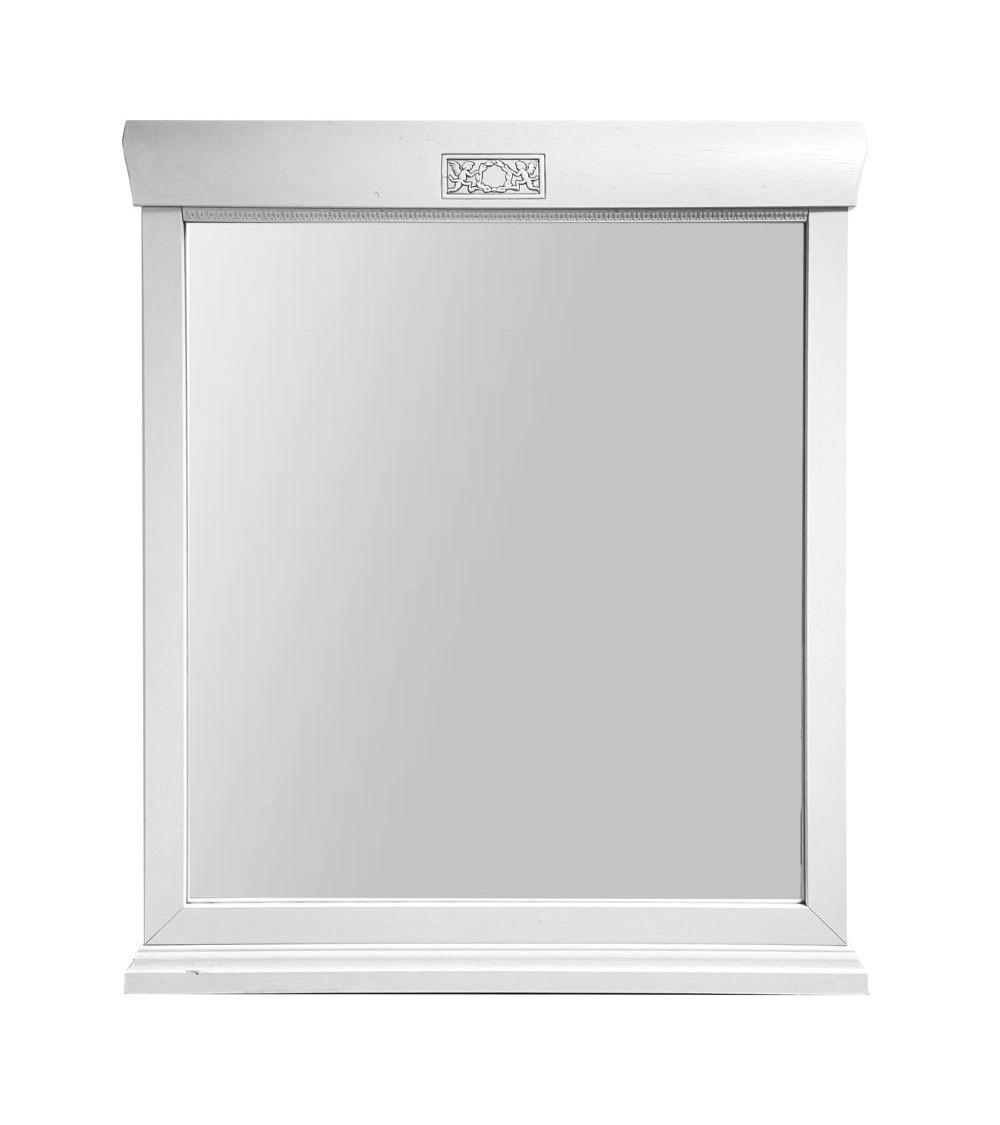 Specchiera Athena in legno con cornice colore avorio
