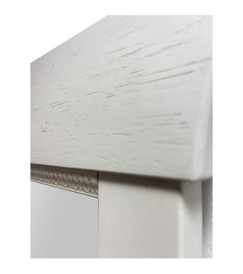 Specchiera Athena in legno con cornice colore avorio