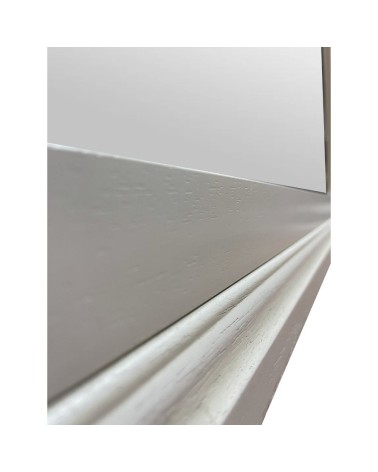 Specchiera Athena in legno con cornice colore avorio