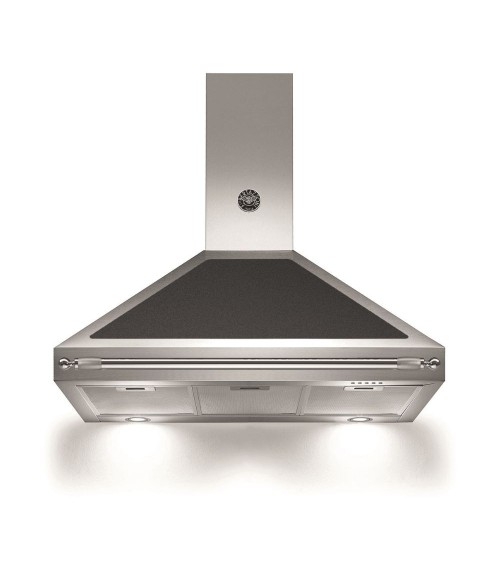 Cappa camino Bertazzoni K90HERNEA 90 cm inox e nera classe A
