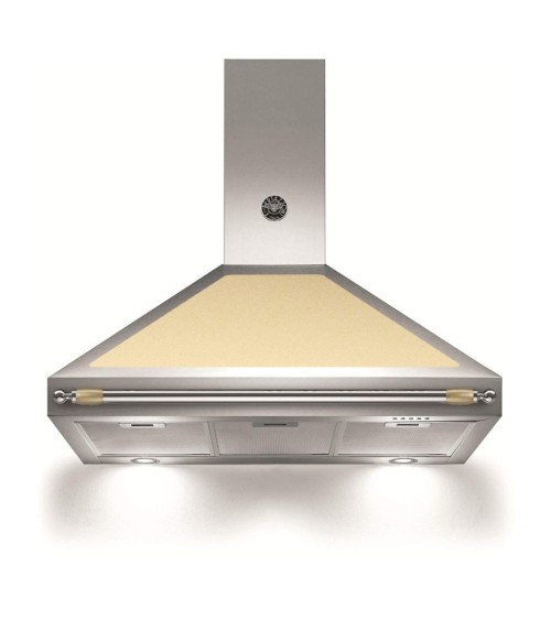 Cappa camino Bertazzoni K90HERCRA 90 cm inox e crema classe A