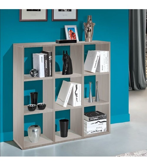 Libreria Hawai 9 compartimenti colore olmo perla