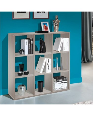Libreria Hawai 9 compartimenti colore olmo perla