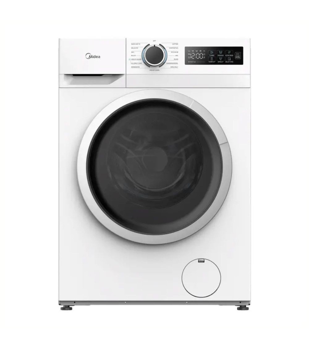 Lavatrice carica frontale Midea MF110W80BA10W 8 kg 1400 giri bianca classe A