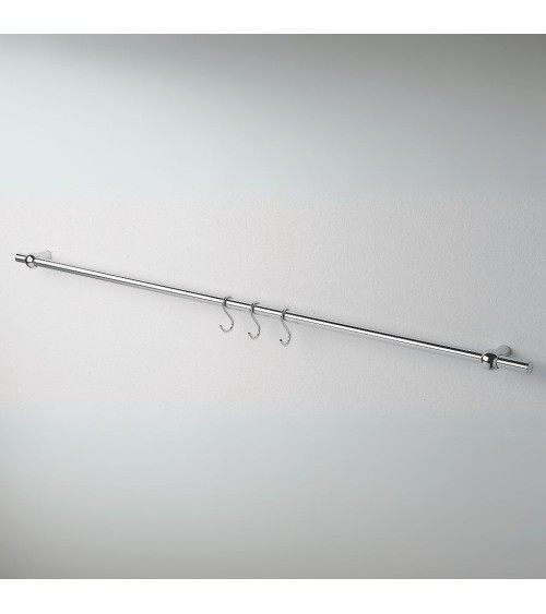 Asta appendi mestoli KITCROMO90 4 ganci 90 cm cromo