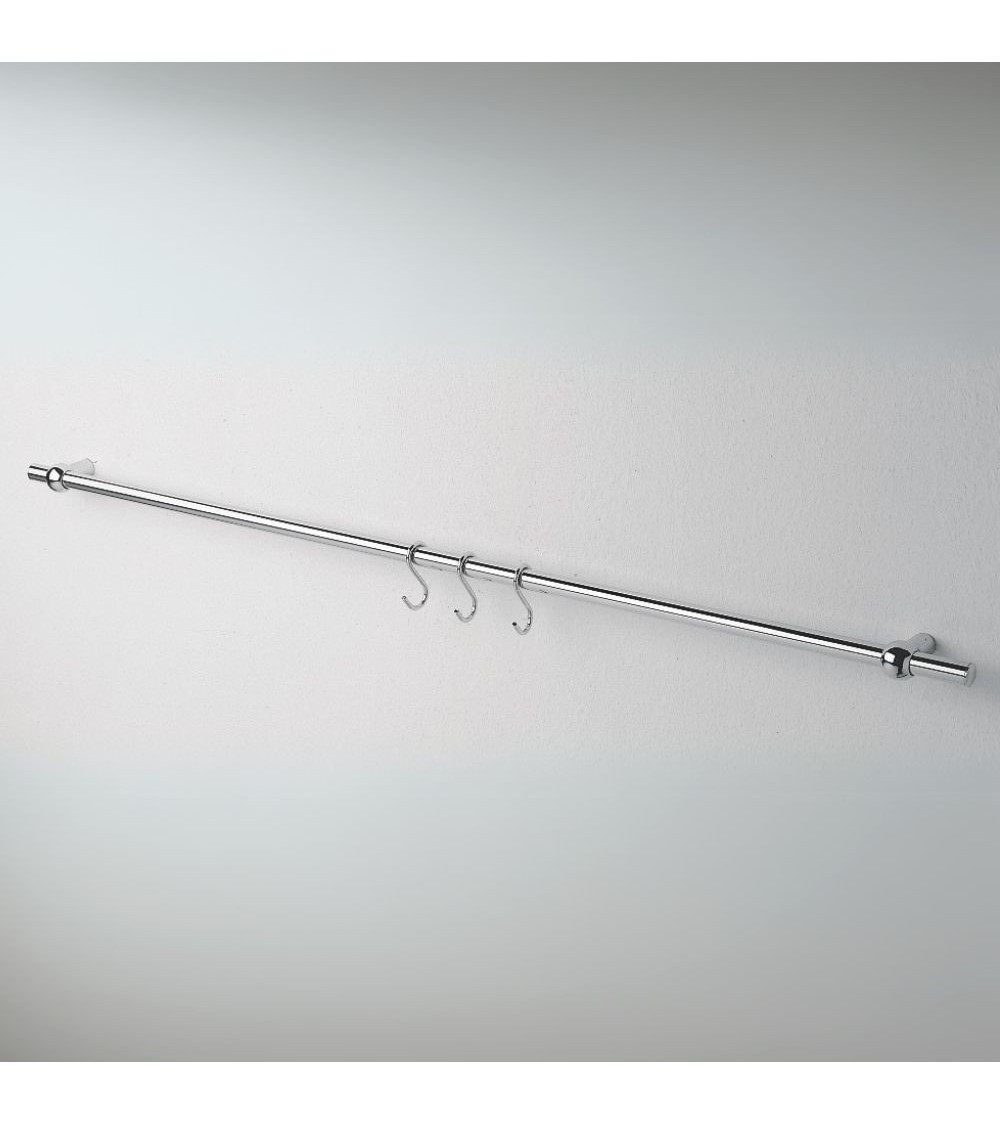 Asta appendi mestoli KITCROMO90 4 ganci 90 cm cromo