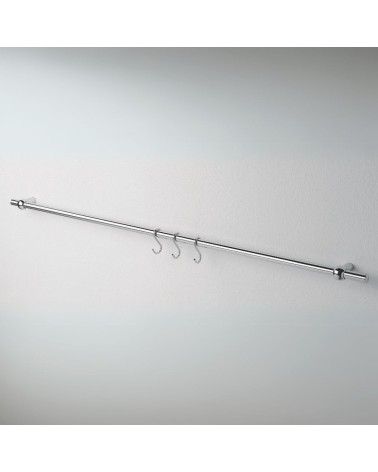 Asta appendi mestoli KITCROMO90 4 ganci 90 cm cromo