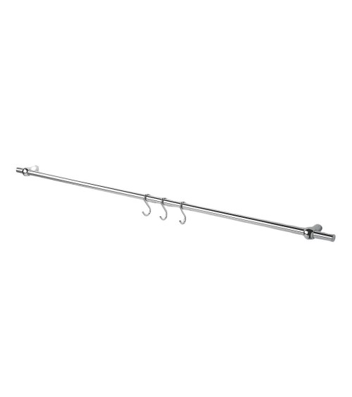 Asta appendi mestoli KITCROMO90 4 ganci 90 cm cromo