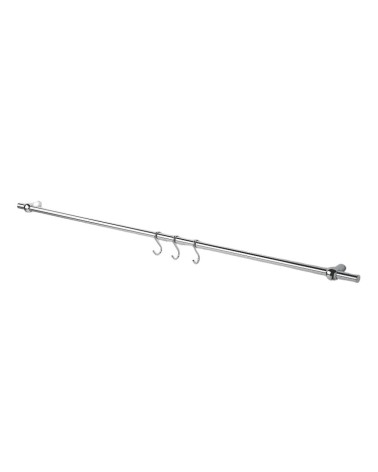 Asta appendi mestoli KITCROMO90 4 ganci 90 cm cromo