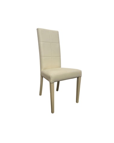 Sedia imbottita Giada standard colore beige set 2 pezzi