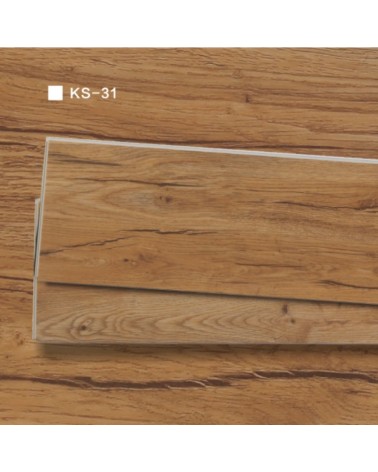 Pavimento in SPC 1220x181x5.0 mm. colore effetto legno ciliegio
