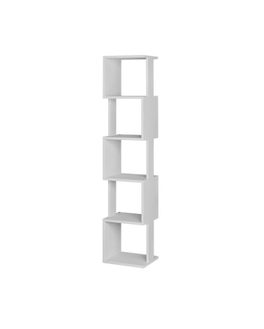Libreria a cubo Piri colore bianco H 161x30x35 cm.