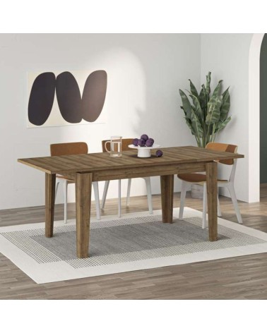 Tavolo allungabile Tolmen hitit noce140x80 allungabile a 190 cm.