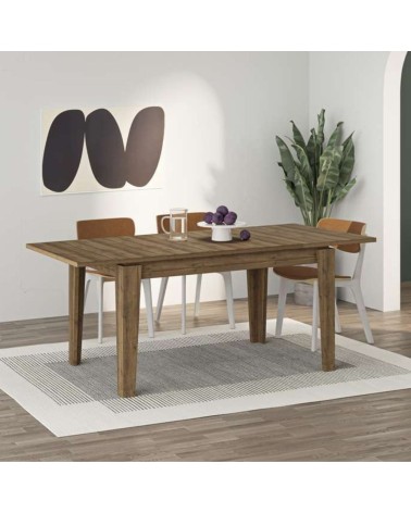 Tavolo allungabile Megaron colore hitit noce 120x80 cm.