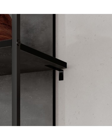 Libreria Archy 5 ripiani in colore retro grey