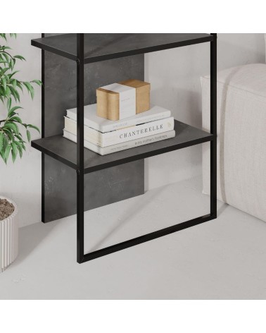 Libreria Archy 5 ripiani in colore retro grey